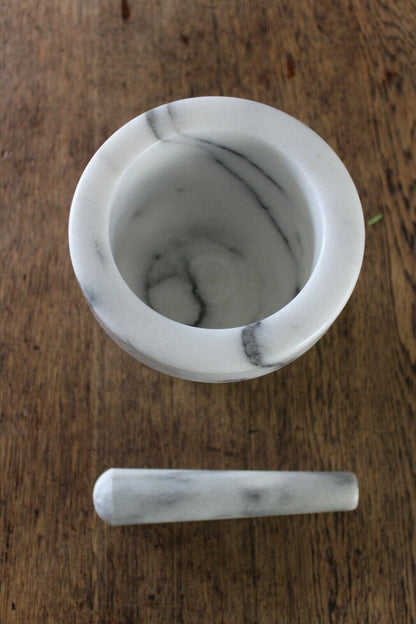 Marble Pestle & Mortar - Kernow Furniture