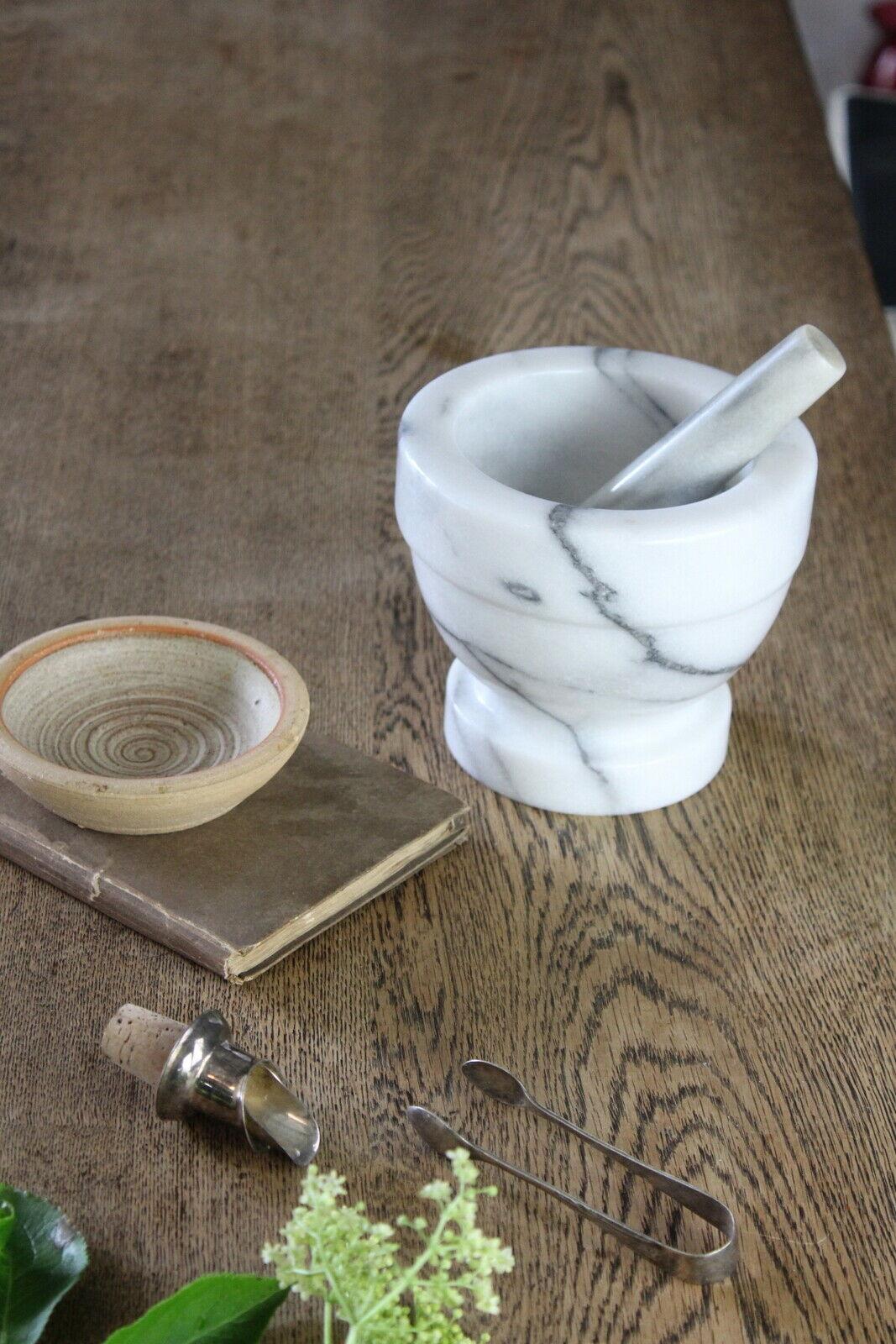 Marble Pestle & Mortar - Kernow Furniture