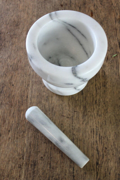 Marble Pestle & Mortar - Kernow Furniture