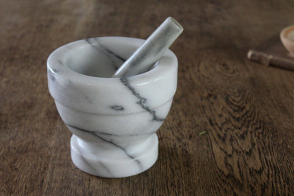 Marble Pestle & Mortar - Kernow Furniture