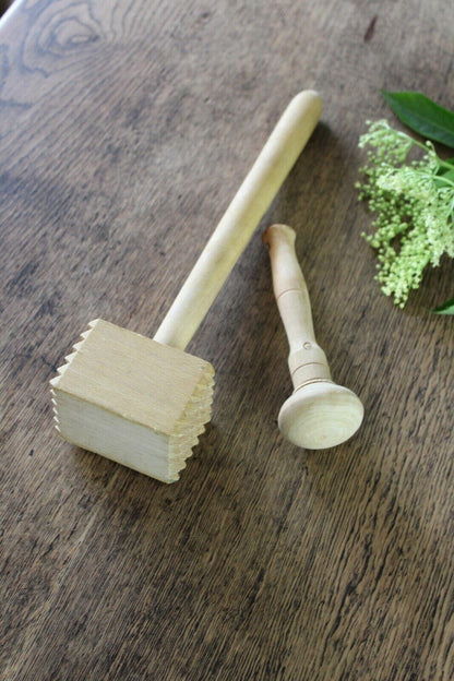 Wooden Mallet & Cocktail Muddler - Kernow Furniture