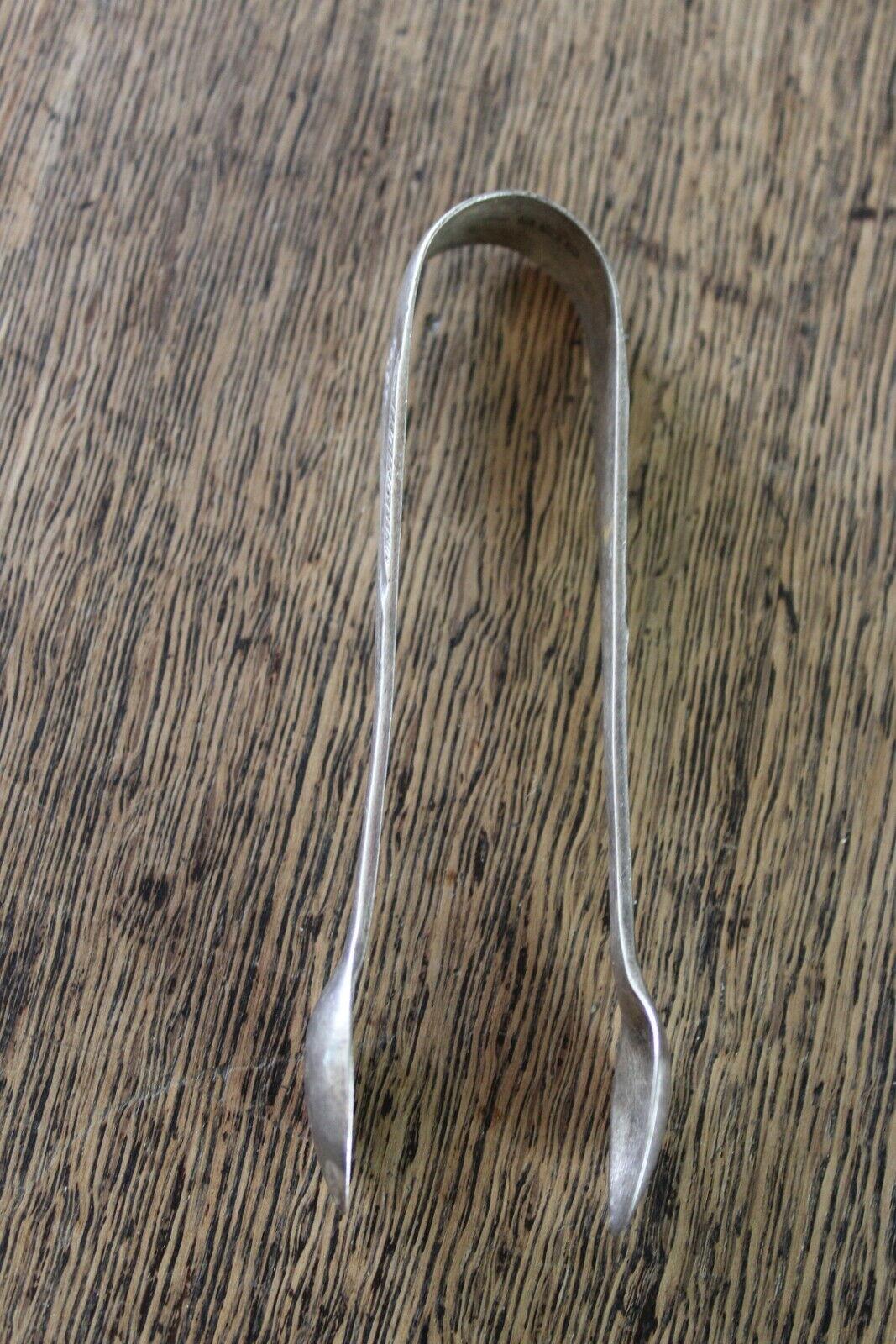 Solid Silver Vintage Sugar Tongs - Kernow Furniture