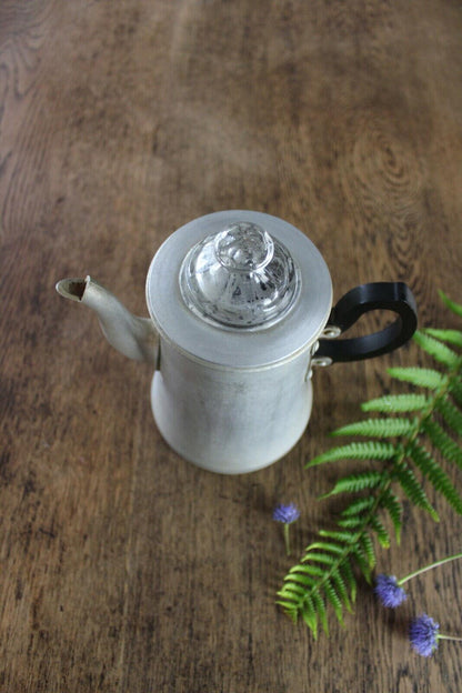 Vintage Aluminium Coffee Pot Percolator - Kernow Furniture