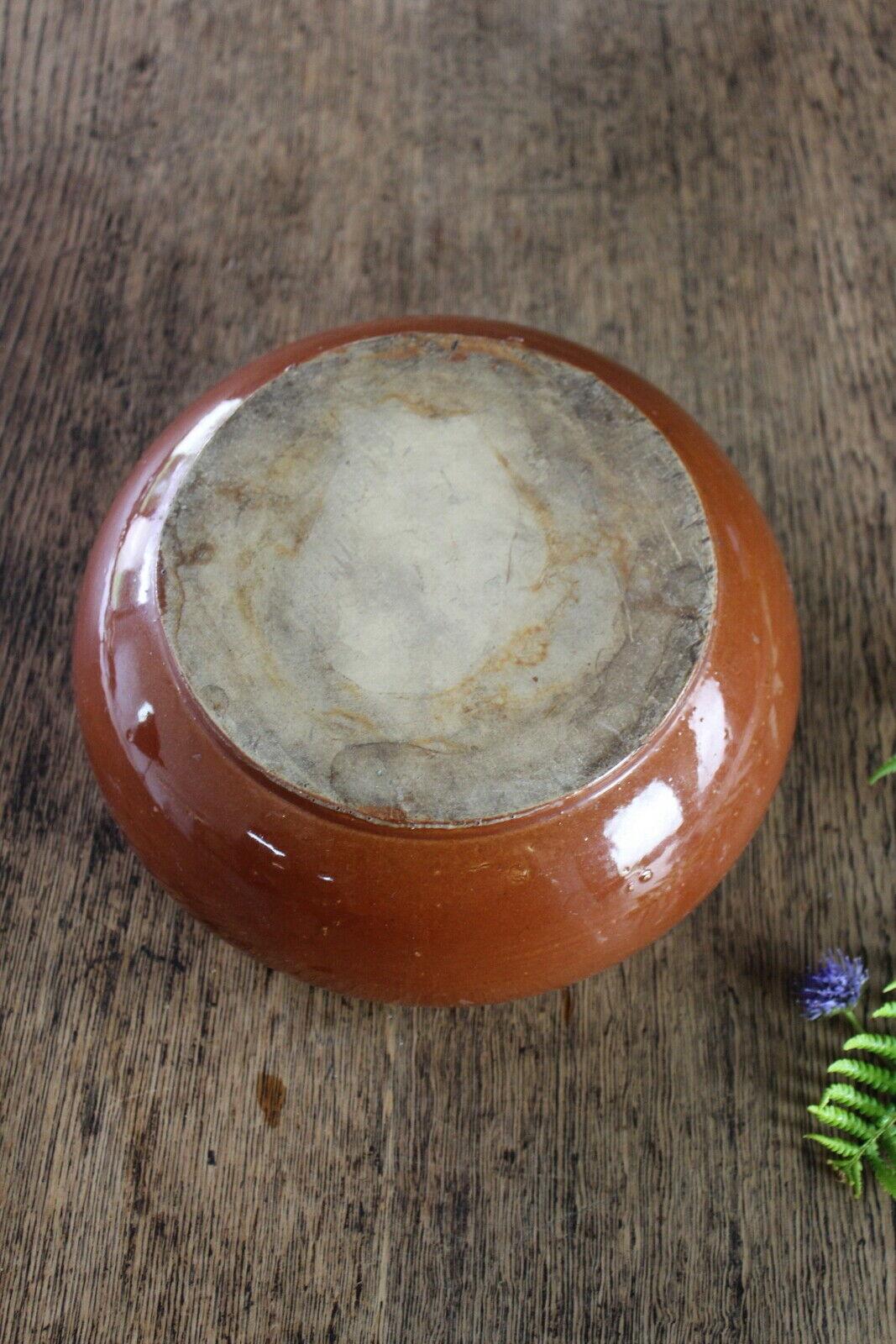 Brown Glazed Bowl - Kernow Furniture