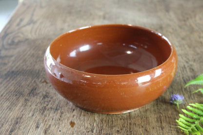 Brown Glazed Bowl - Kernow Furniture