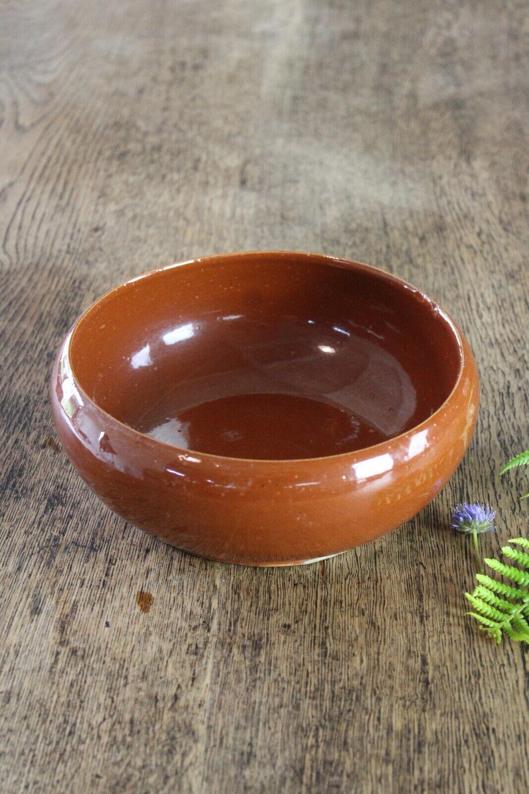 Brown Glazed Bowl - Kernow Furniture