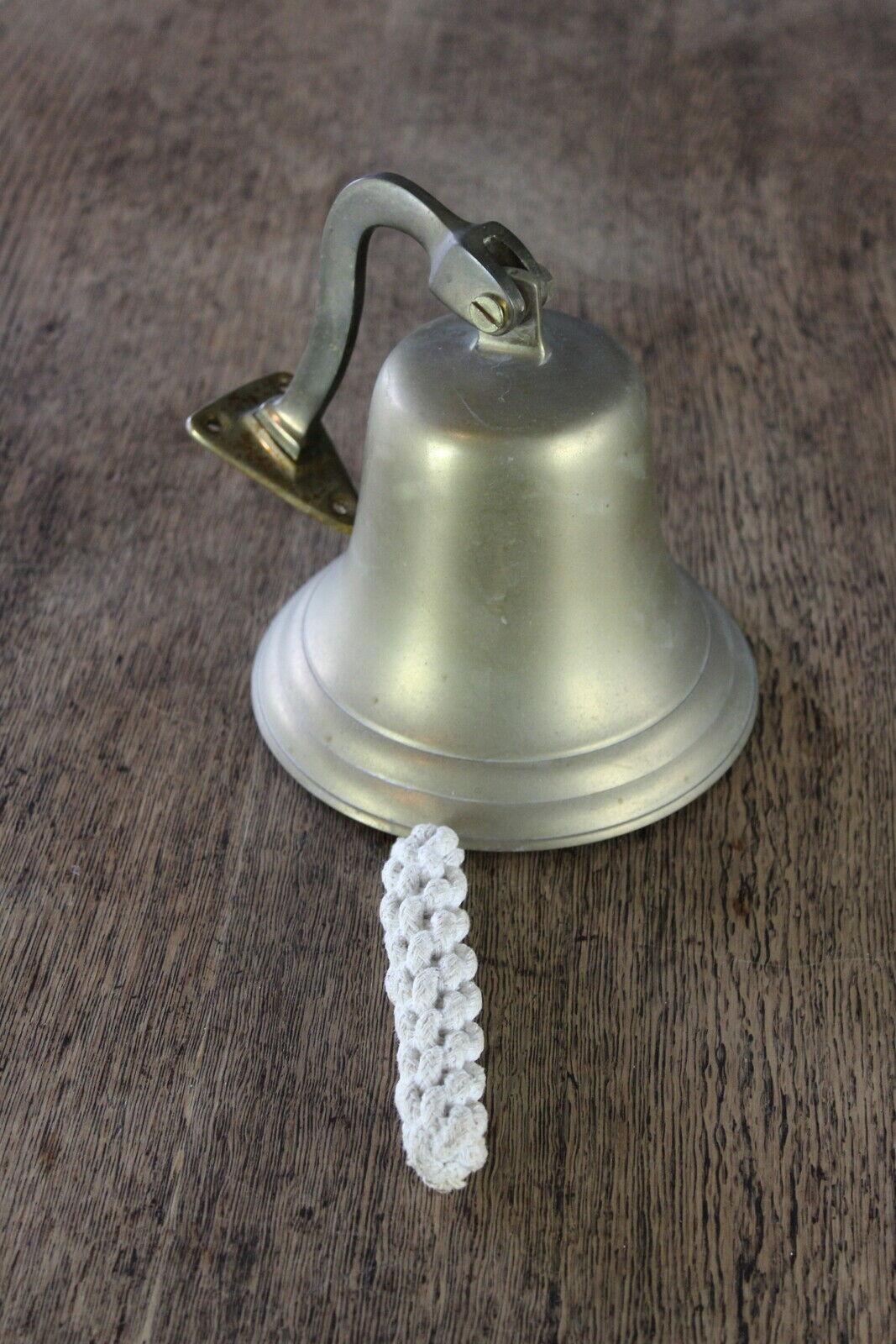 Wall Mount Pub Style Brass Bell - Kernow Furniture