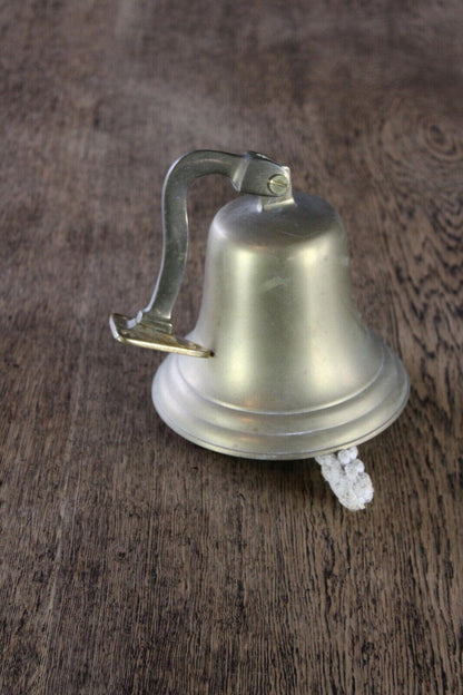Wall Mount Pub Style Brass Bell - Kernow Furniture