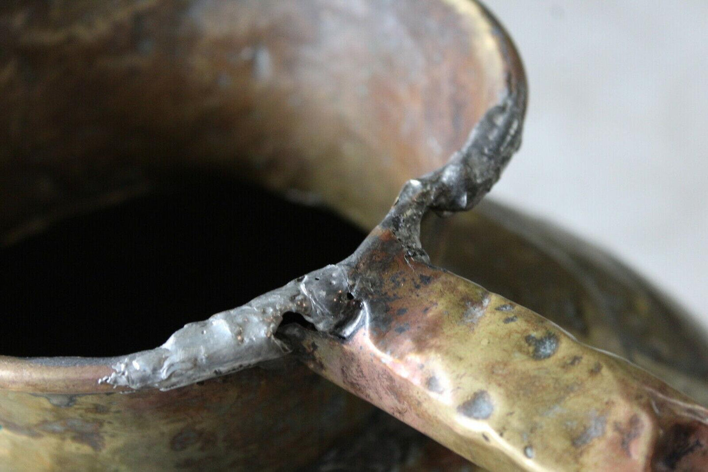 Large Rustic Eastern Brass Jug - Kernow Furniture