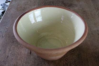 Antique Pancheon Earthenware Slipware Bowl - Kernow Furniture