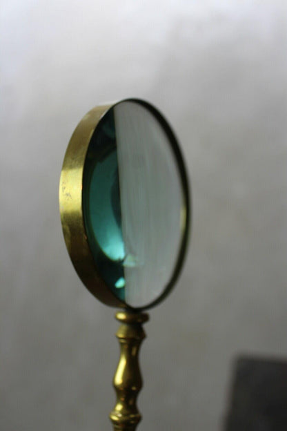 Antique Brass Magnifying Glass - Kernow Furniture