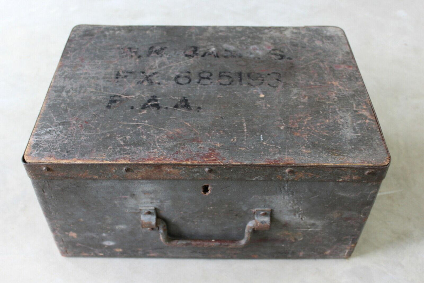 Vintage Wooden Ammunition Box - Kernow Furniture