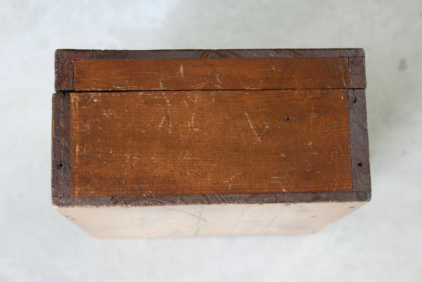 Vintage Wooden Pine Box - Kernow Furniture