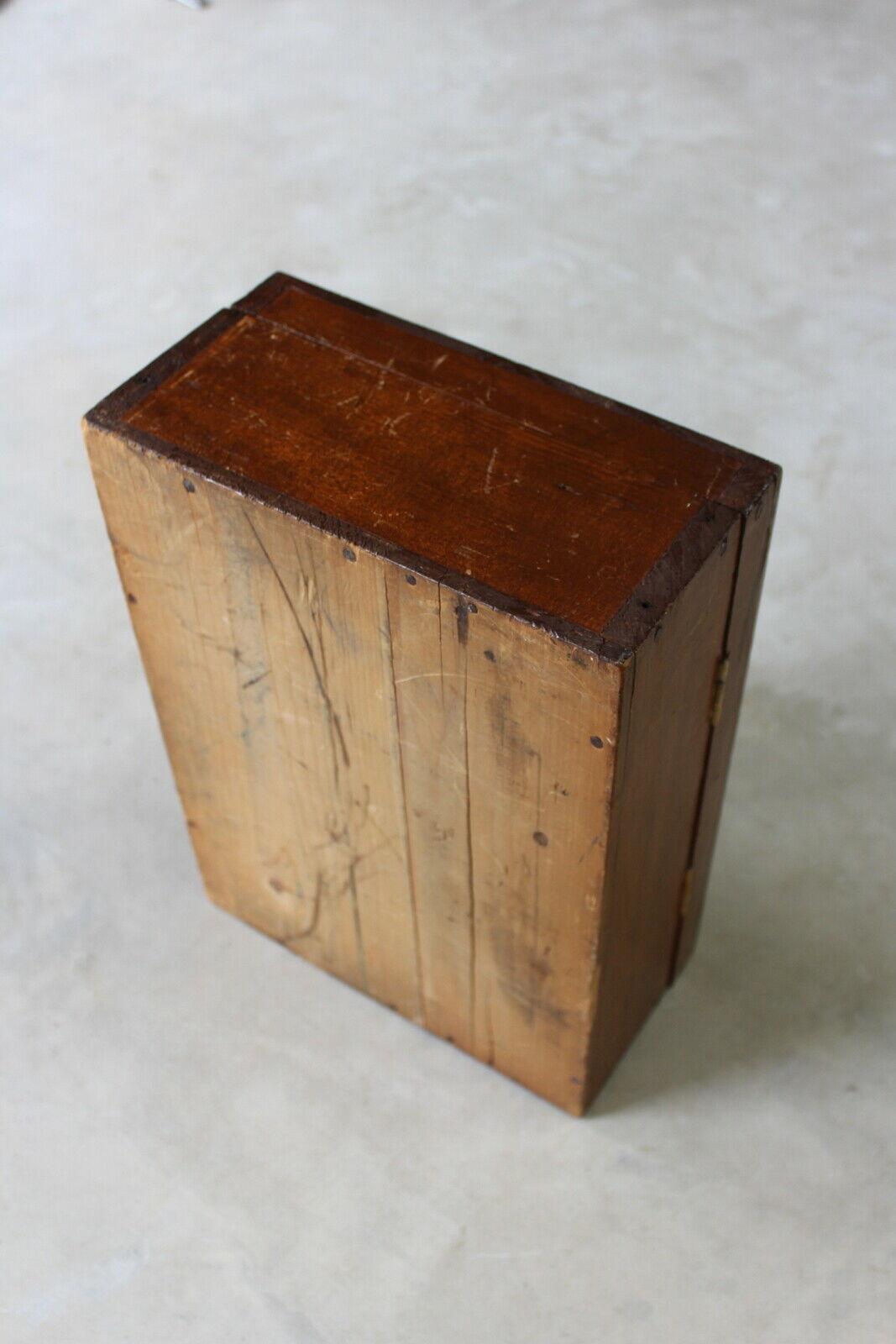 Vintage Wooden Pine Box - Kernow Furniture