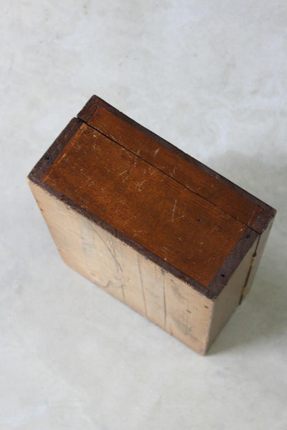 Vintage Wooden Pine Box - Kernow Furniture