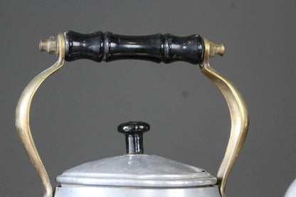 Vintage Aluminium Kettle Teapot - Kernow Furniture