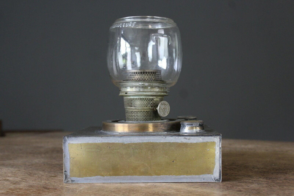 Brass Paraffin Oil Lamp - Kernow Furniture