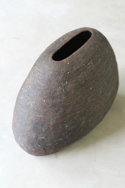 Unusual Studio Pottery Vase - Kernow Furniture
