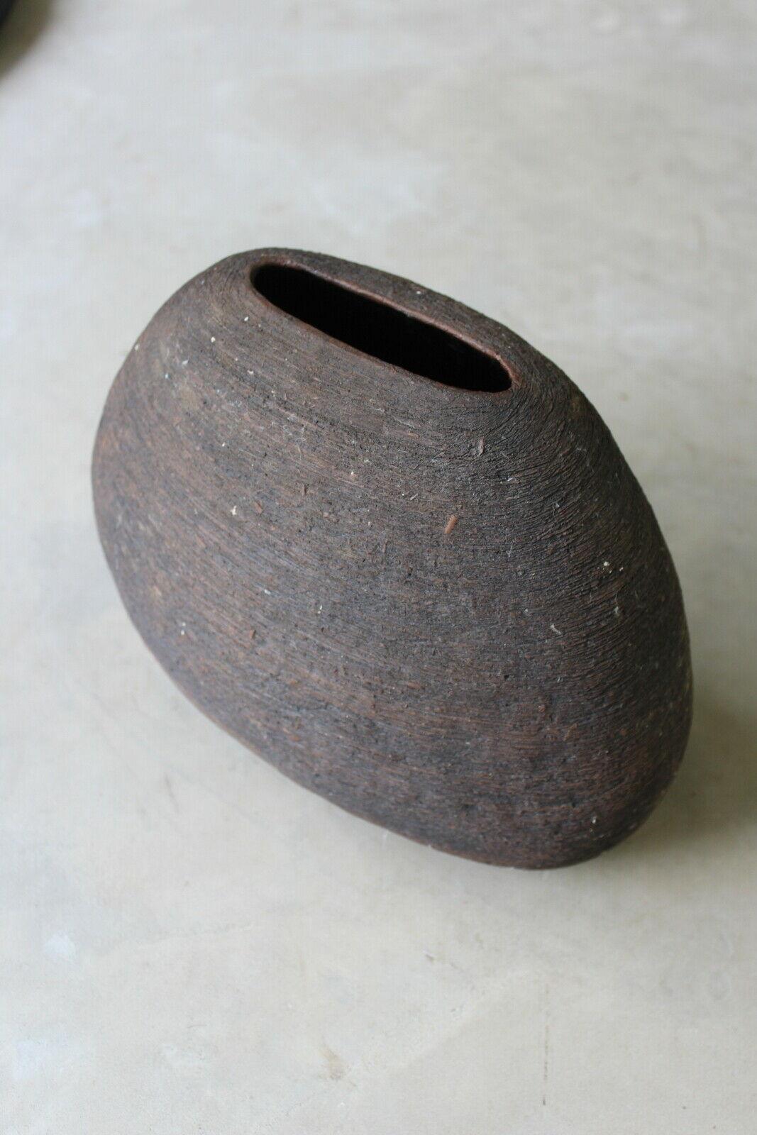 Unusual Studio Pottery Vase - Kernow Furniture