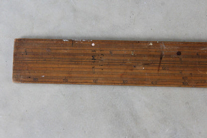 Vintage Gunters Scale Wooden Rule - Kernow Furniture