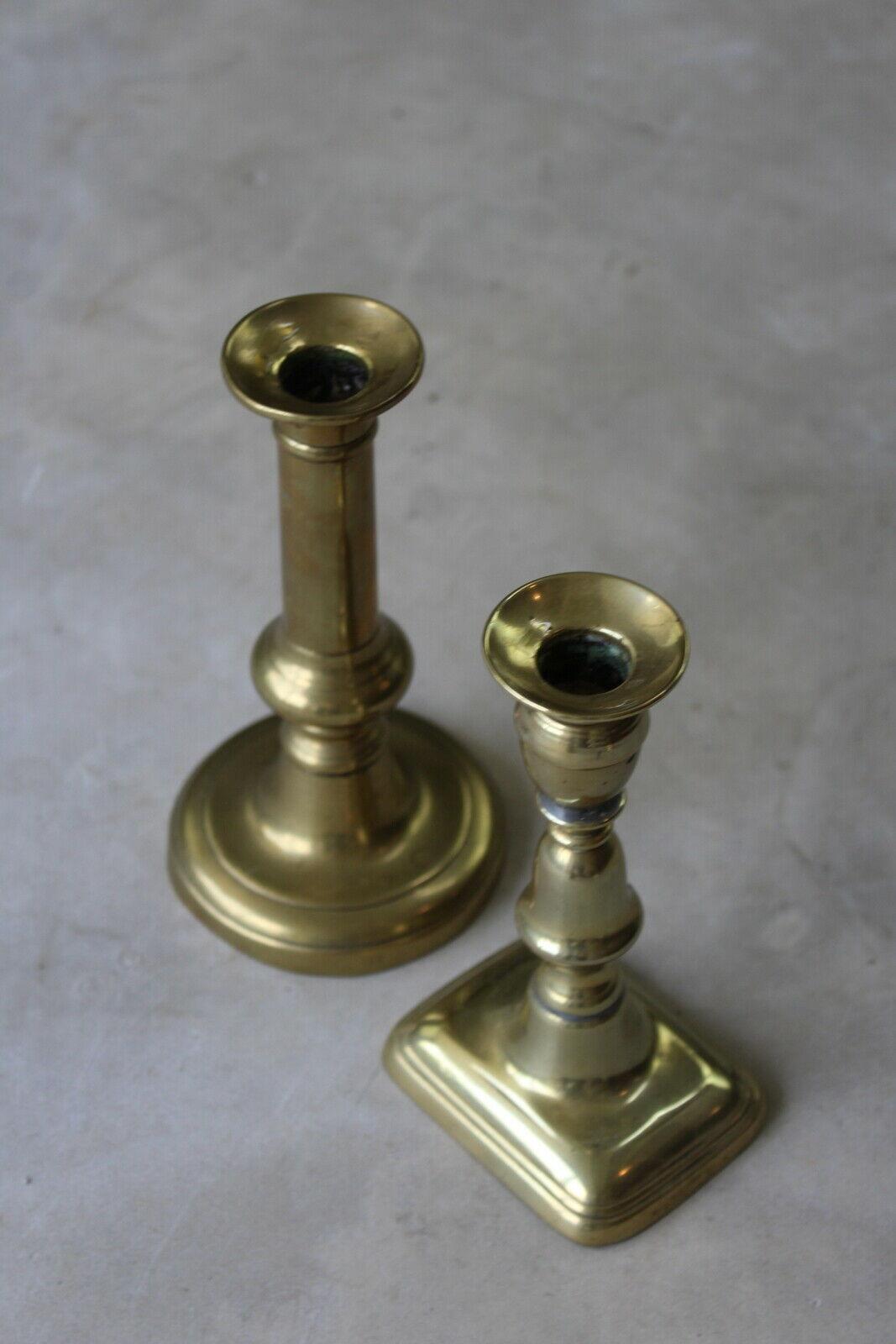 Brass Candlesticks - Kernow Furniture