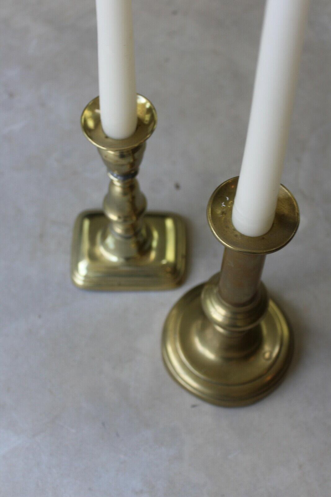 Brass Candlesticks - Kernow Furniture