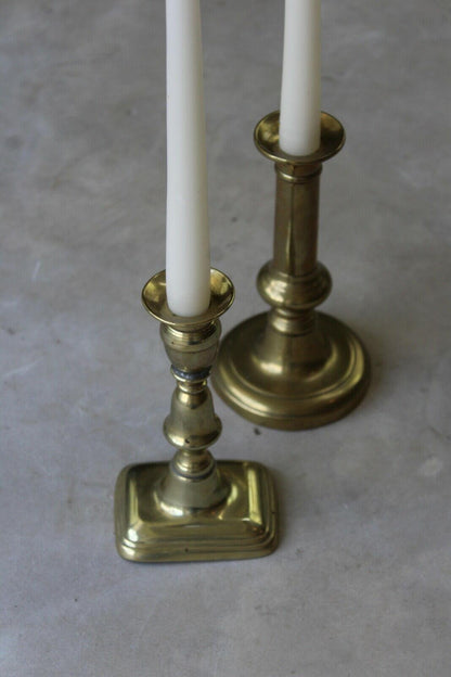 Brass Candlesticks - Kernow Furniture