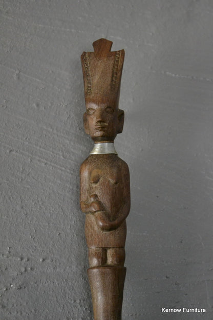 Retro Carved African Utensils - Kernow Furniture