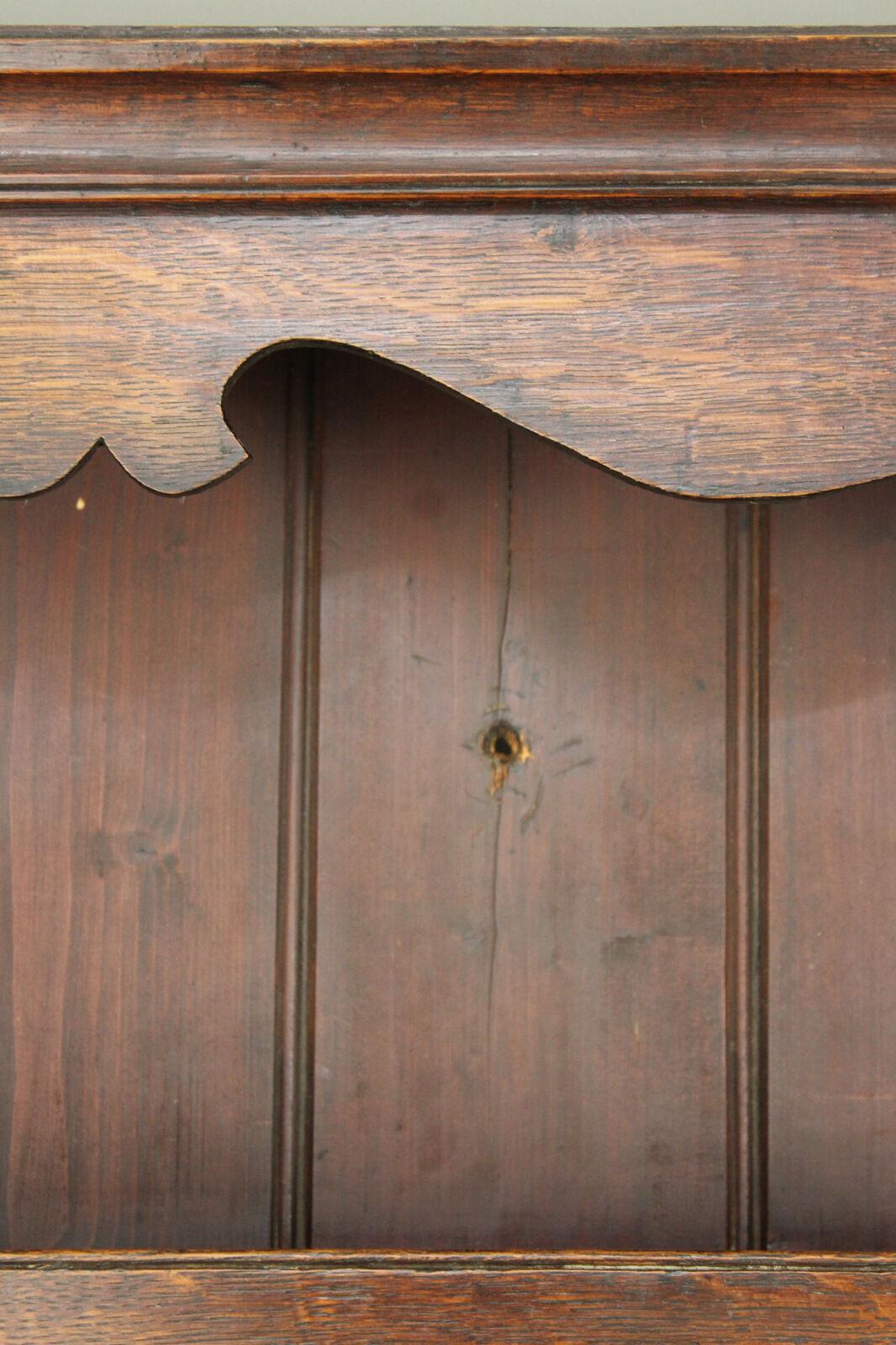 Georgian Oak Kitchen Dresser - Kernow Furniture