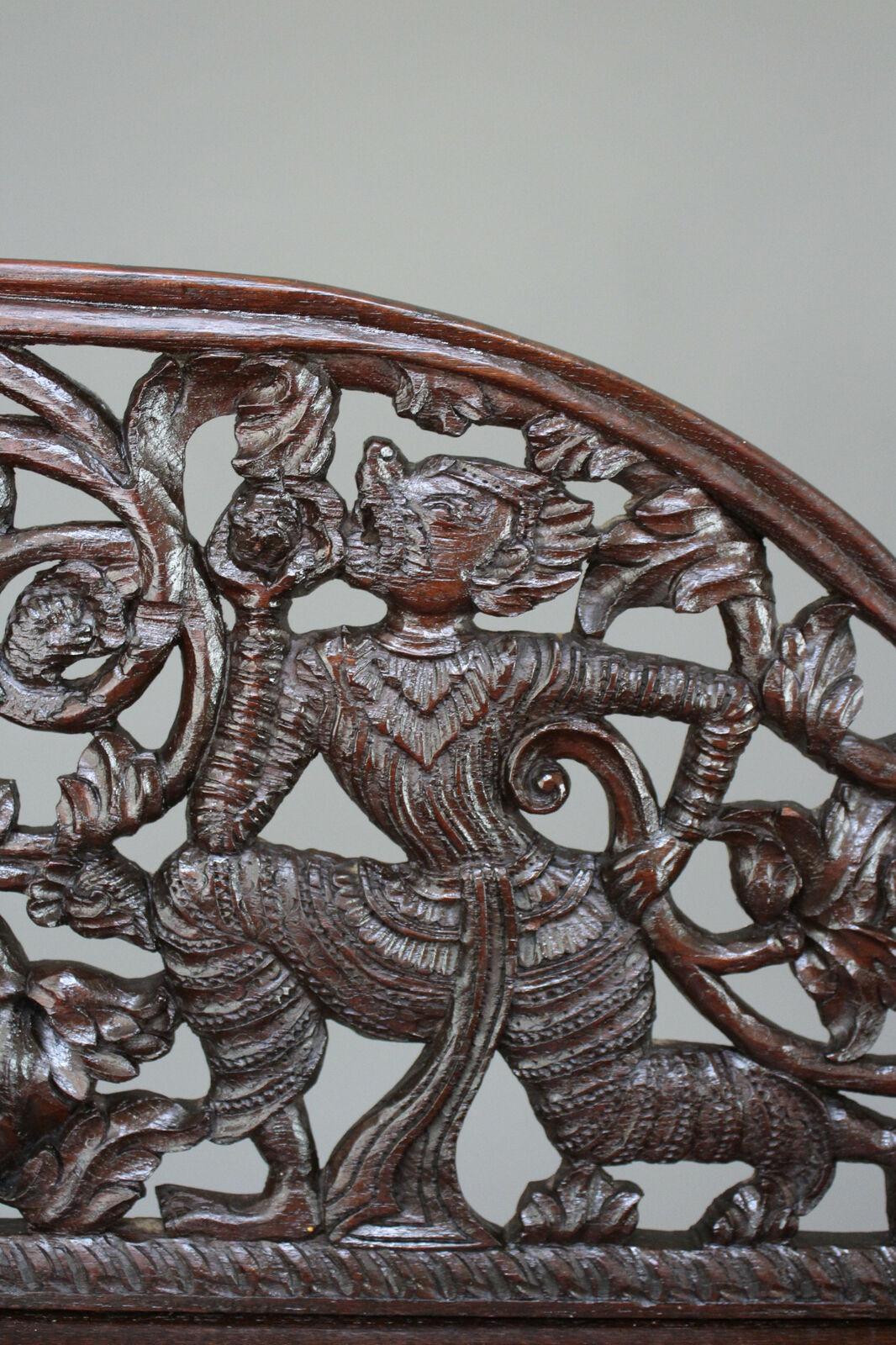 Carved Eastern Bookcase - Kernow Furniture