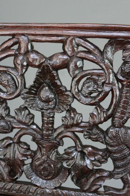 Carved Eastern Bookcase - Kernow Furniture