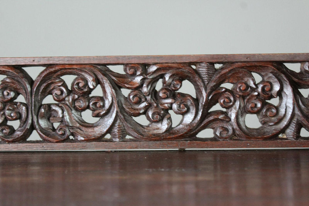 Carved Eastern Bookcase - Kernow Furniture