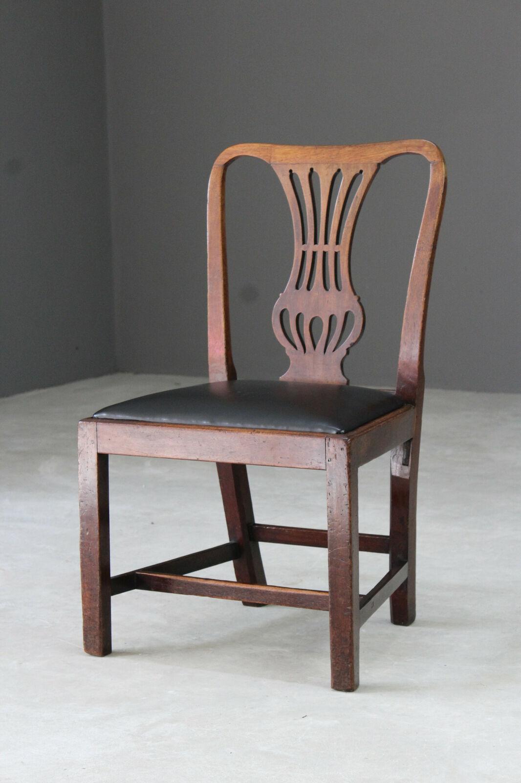 Single Mahogany Dining Chair - Kernow Furniture