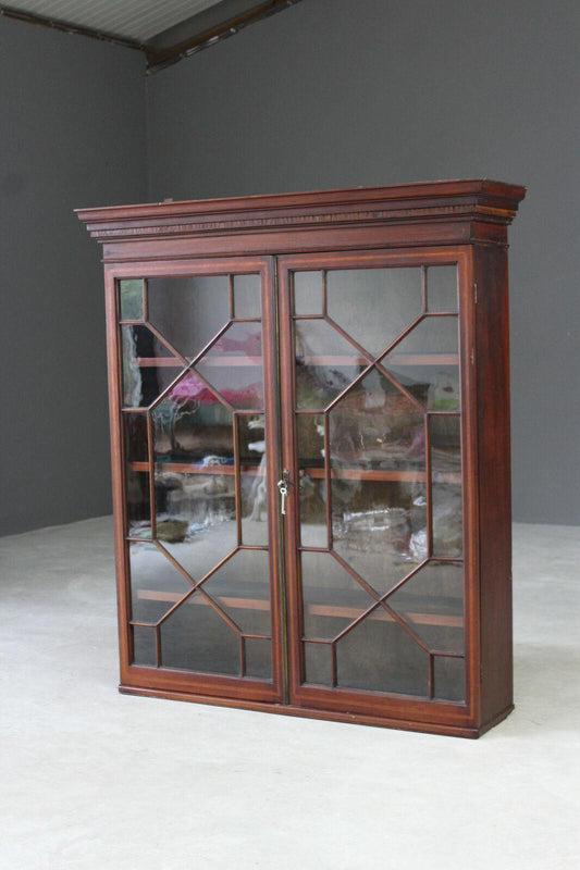 Antique Astragal Glazed Cabinet - Kernow Furniture