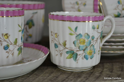 Handpainted Floral China Tea Set - Kernow Furniture