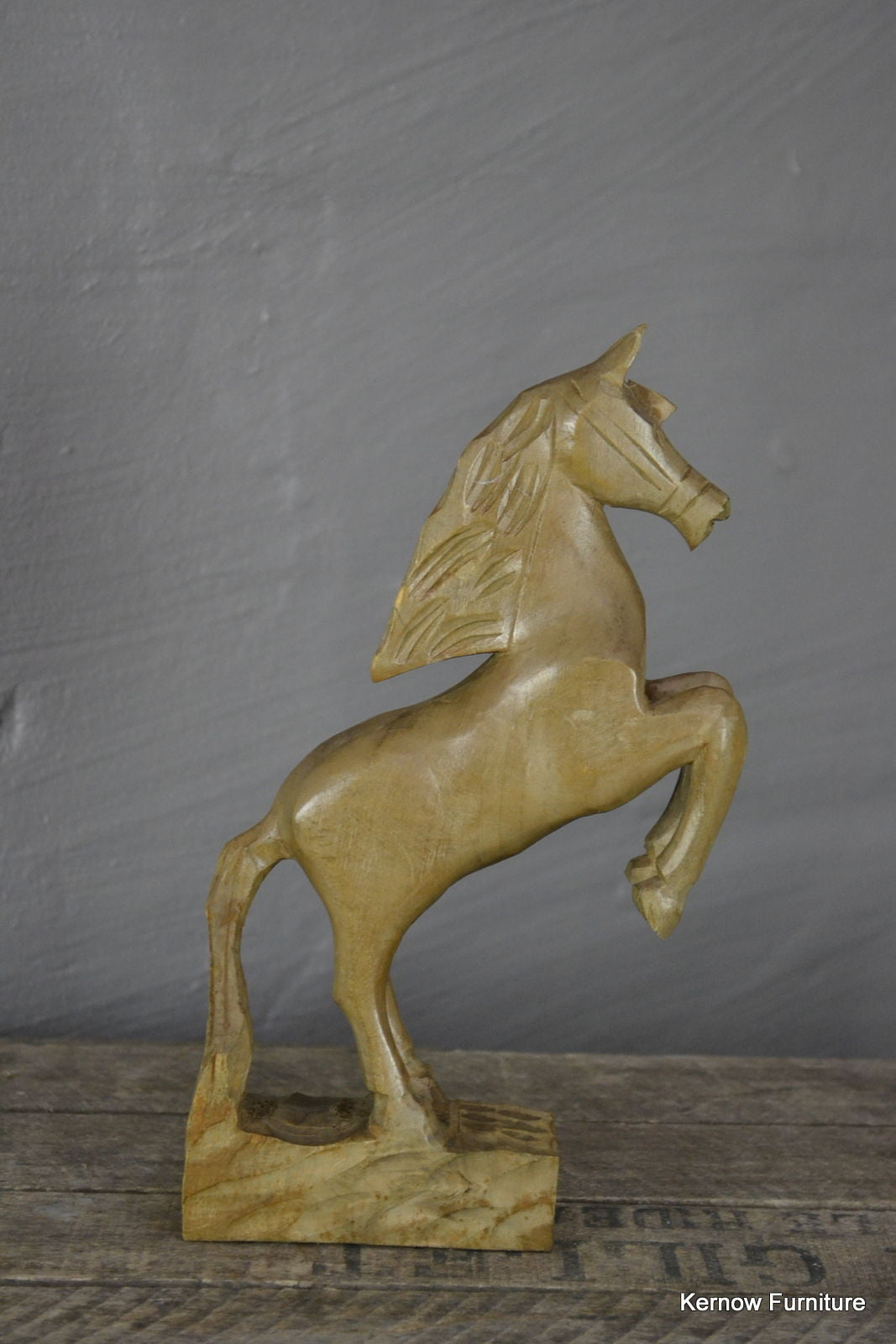 Hand Carved Horse Statue Ornament - Kernow Furniture