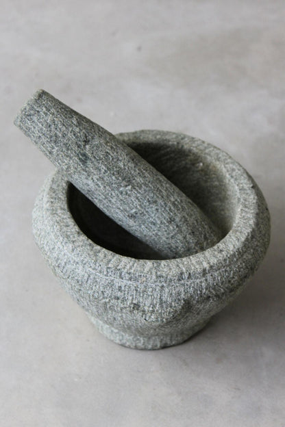 Stone Pestle & Mortar - Kernow Furniture