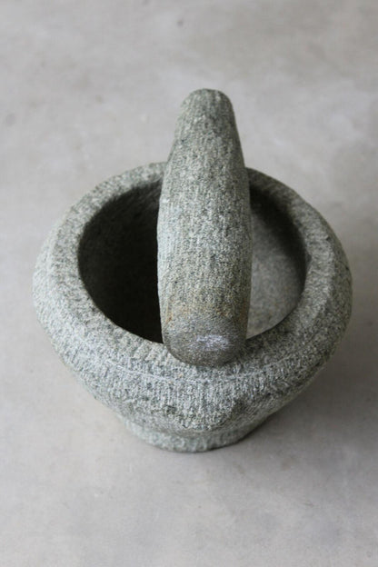 Stone Pestle & Mortar - Kernow Furniture