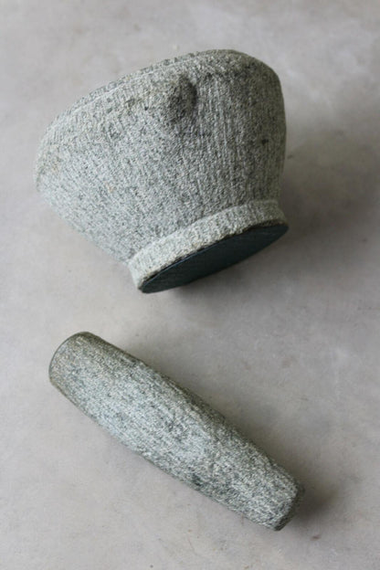 Stone Pestle & Mortar - Kernow Furniture