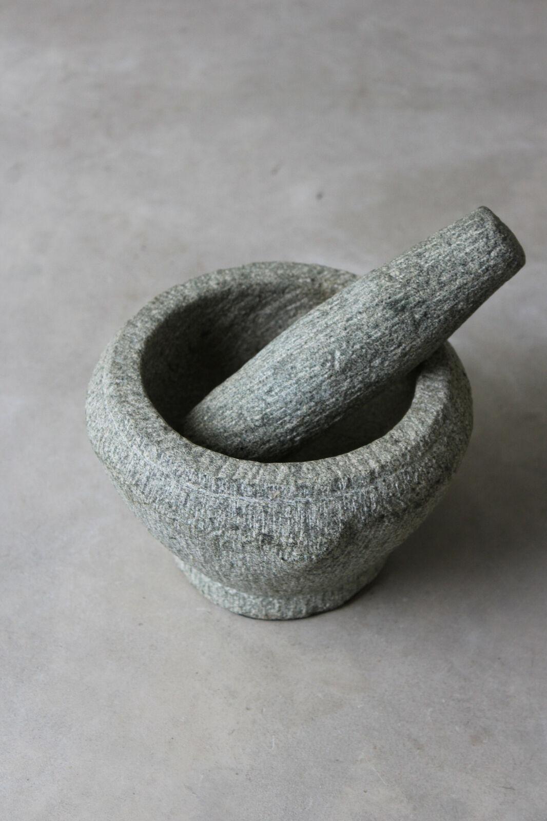 Stone Pestle & Mortar - Kernow Furniture