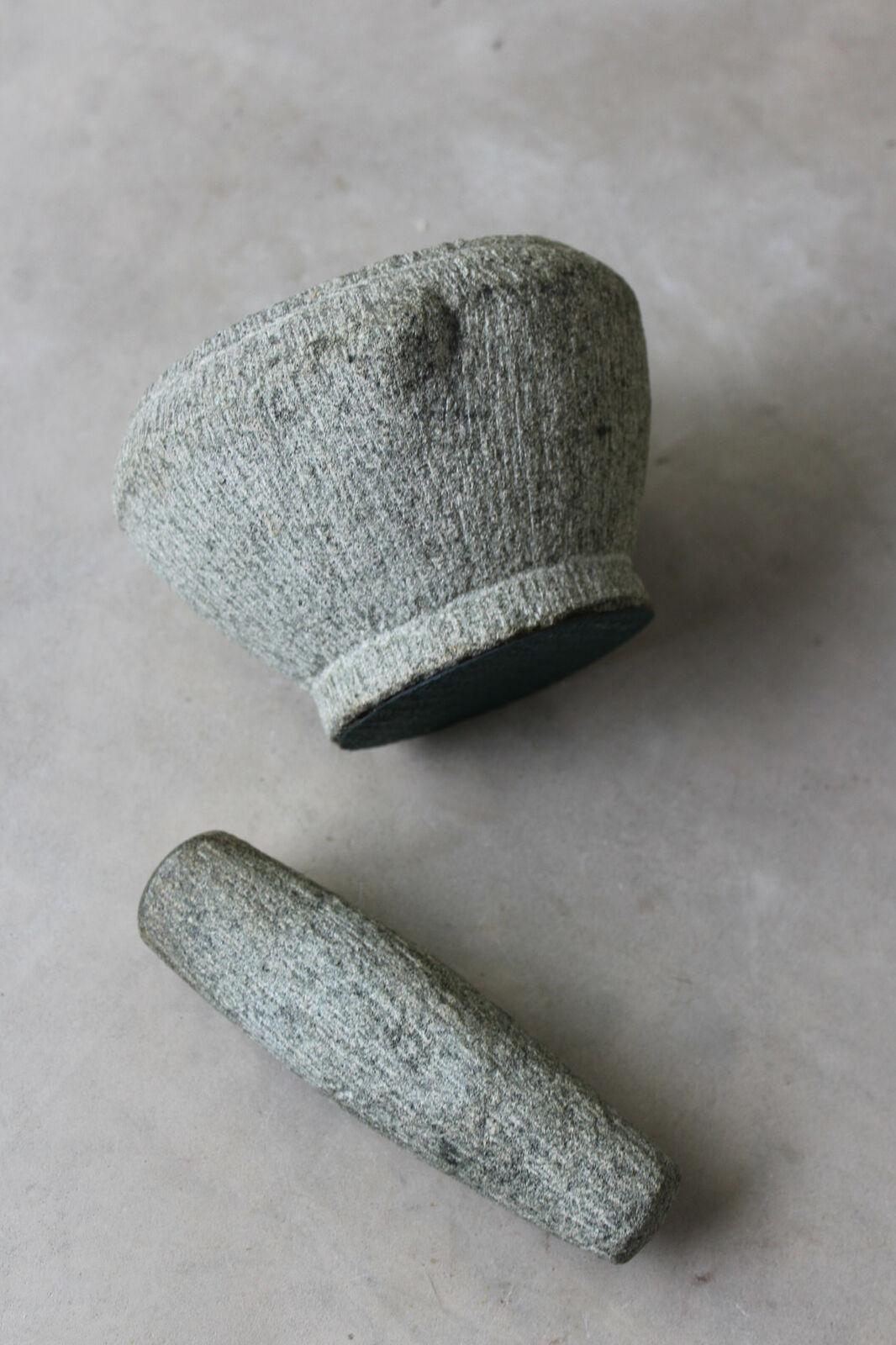 Stone Pestle & Mortar - Kernow Furniture