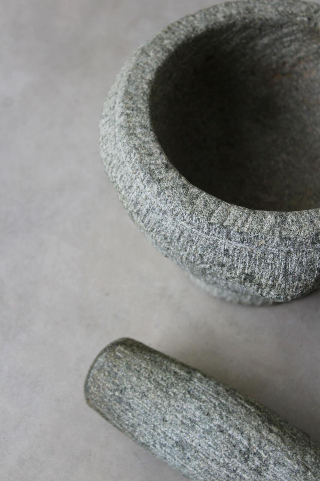 Stone Pestle & Mortar - Kernow Furniture