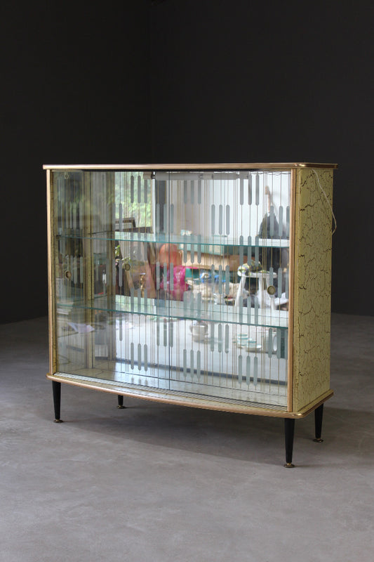 Retro Vintage Kitsch Drinks Bar & Display Cabinet - Kernow Furniture