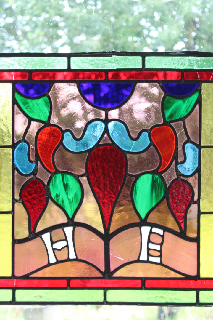 Stained Glass Window Panel - Kernow Furniture