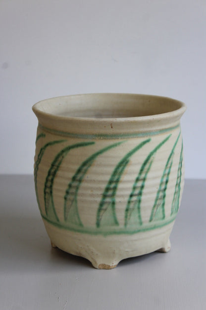 Large Glazed Stoneware Planter - Kernow Furniture