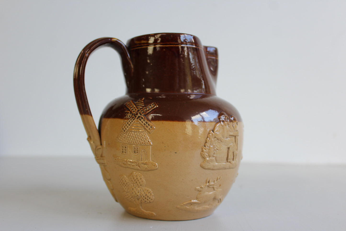 Doulton lambeth Salt Glaze Jug - Kernow Furniture