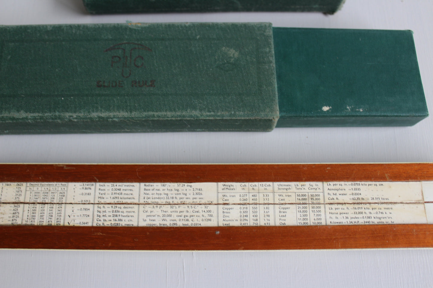 PIC Slide Rule Boxed - Kernow Furniture