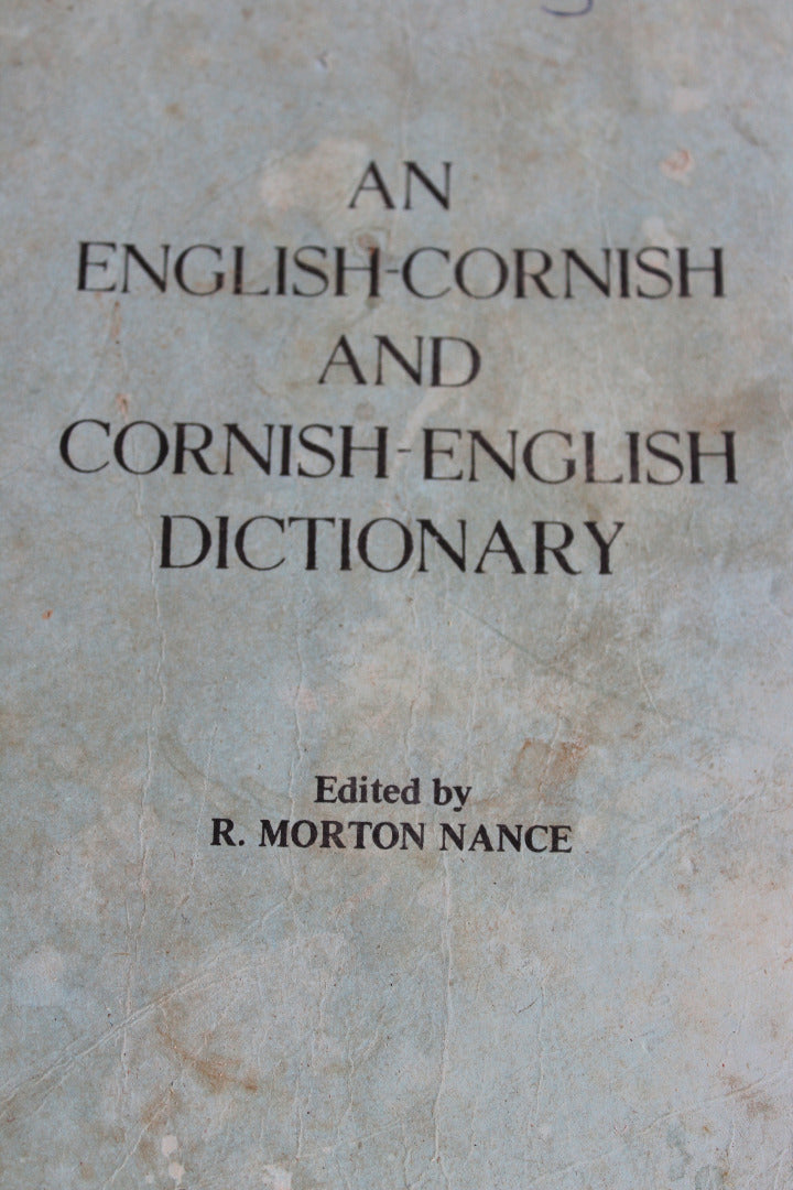 English - Cornish Dictionary - Kernow Furniture