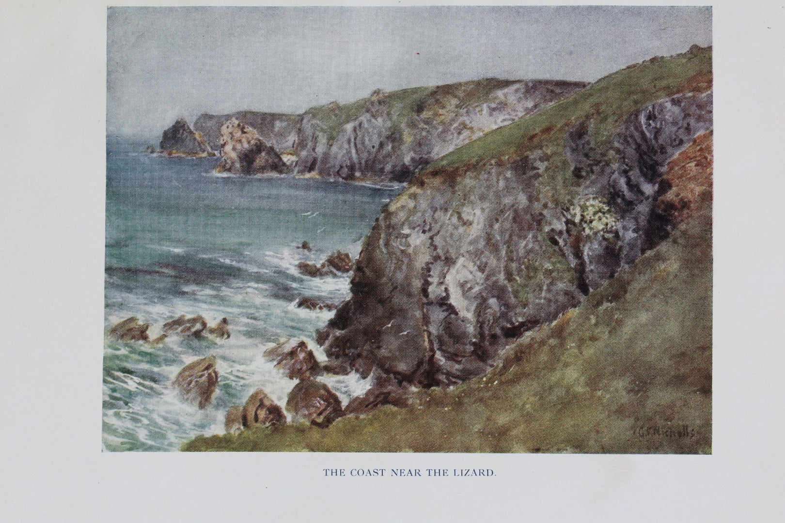 Cornwall Watercolours G.F Nicholls - Kernow Furniture