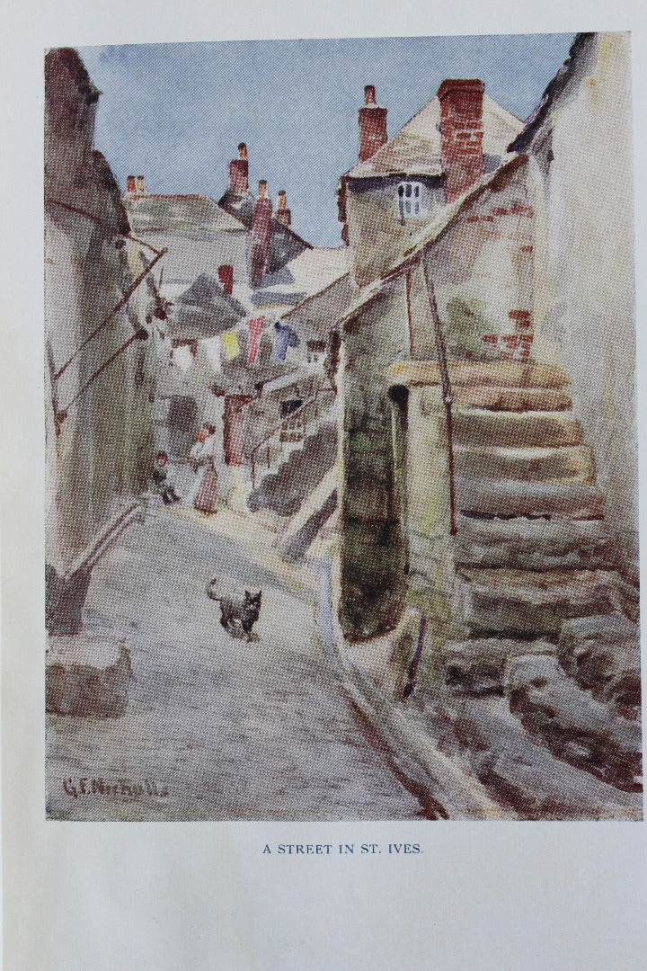 Cornwall Watercolours G.F Nicholls - Kernow Furniture